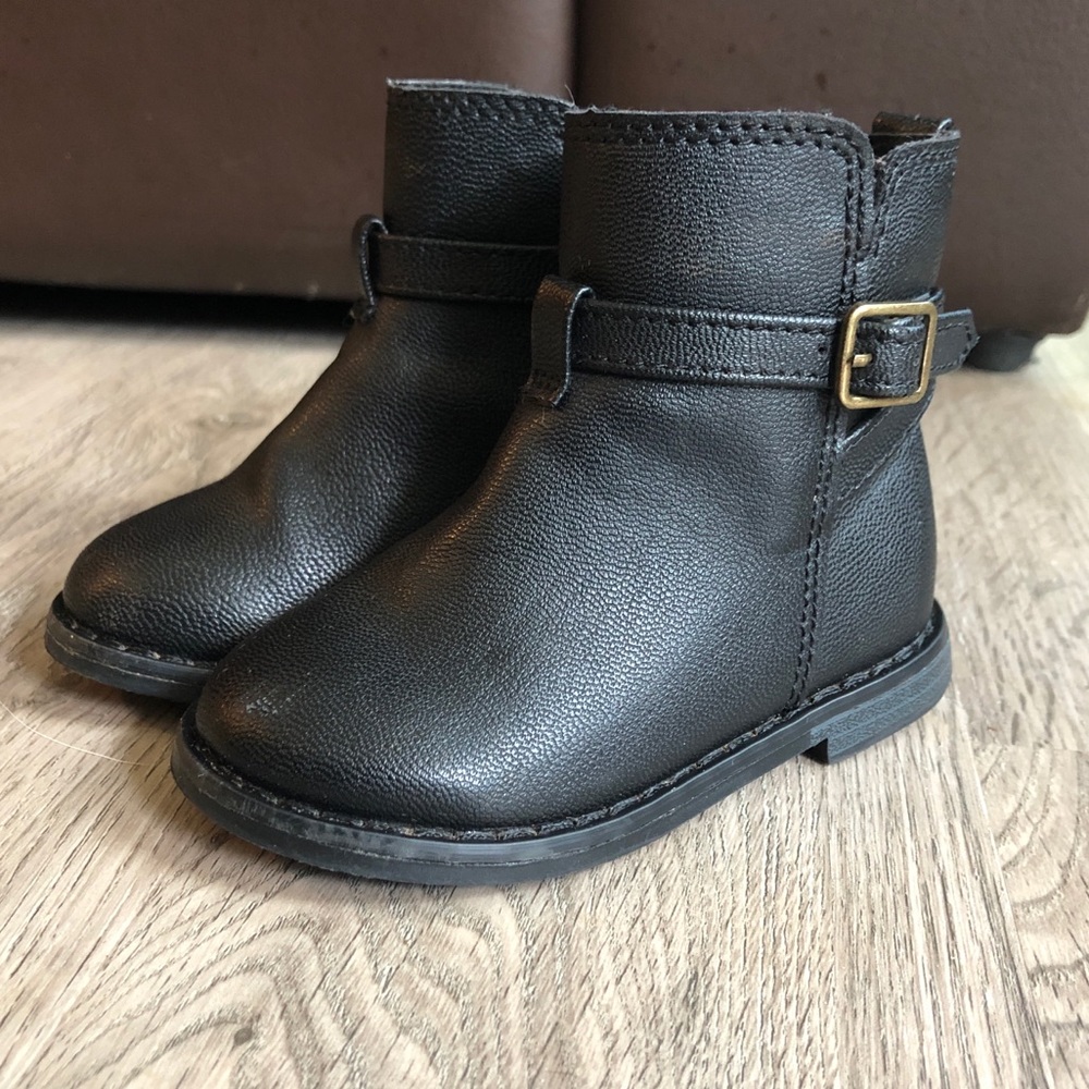 Baby Gap Black boots Size 5